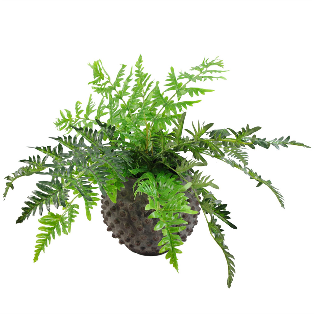 Leaf Luxury Evergreen Artificial Fern Plant Pot 1.6ft Image 2