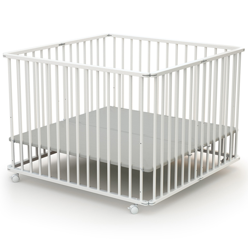AT4 White Folding Play Pen Image 3