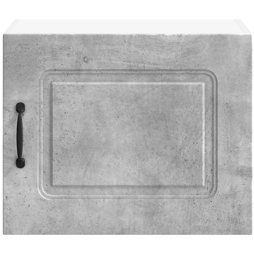 vidaXL Kalmar Single Door Concrete Grey Wall Mounted Wide Kitchen Cabinet Set of 2 Image 5