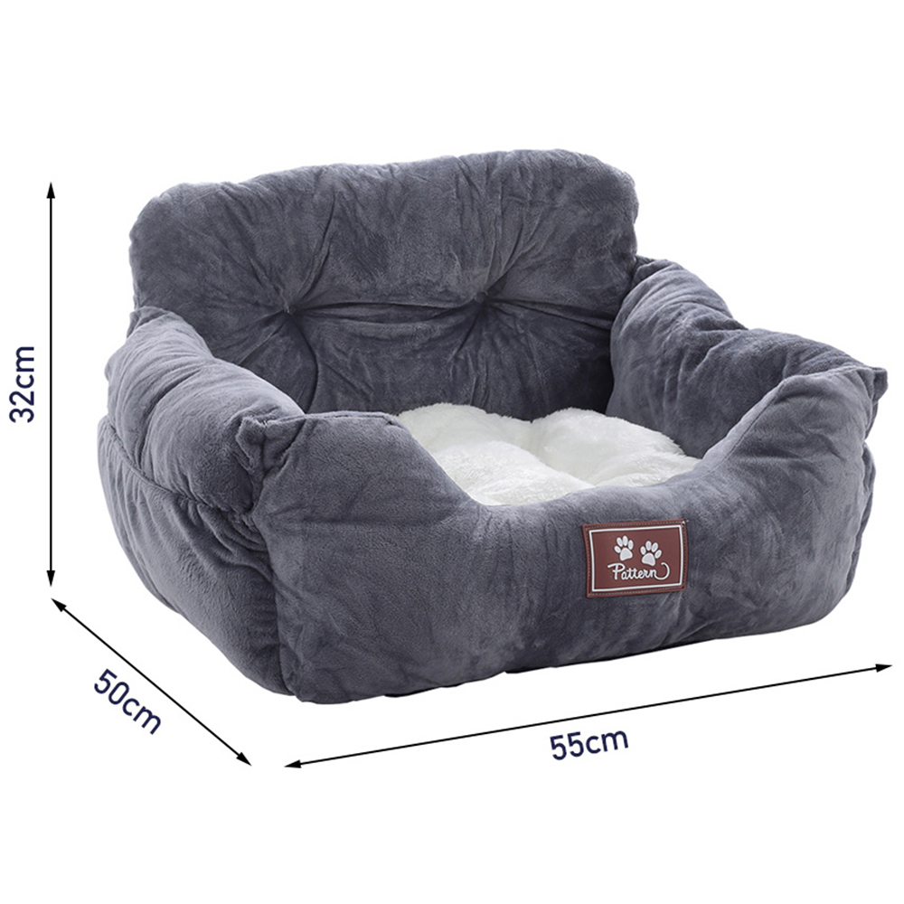 H&O Direct Comfortable Pet Bed with Pocket and Adjustable Strap Image 4