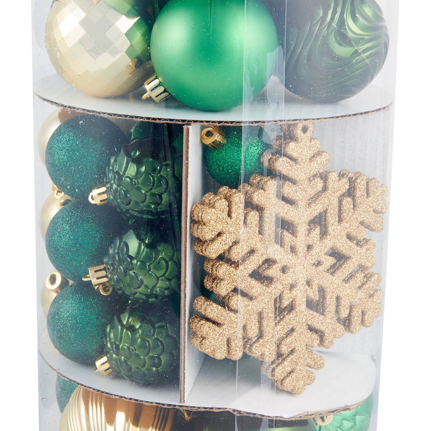 Pack of 120 Where Emeralds Glisten Baubles - Emerald Image 7