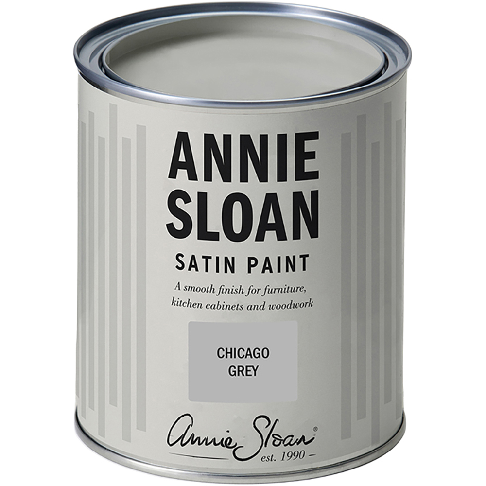 Annie Sloan Chicago Grey Wood and Metal Satin Paint 750ml Image 2