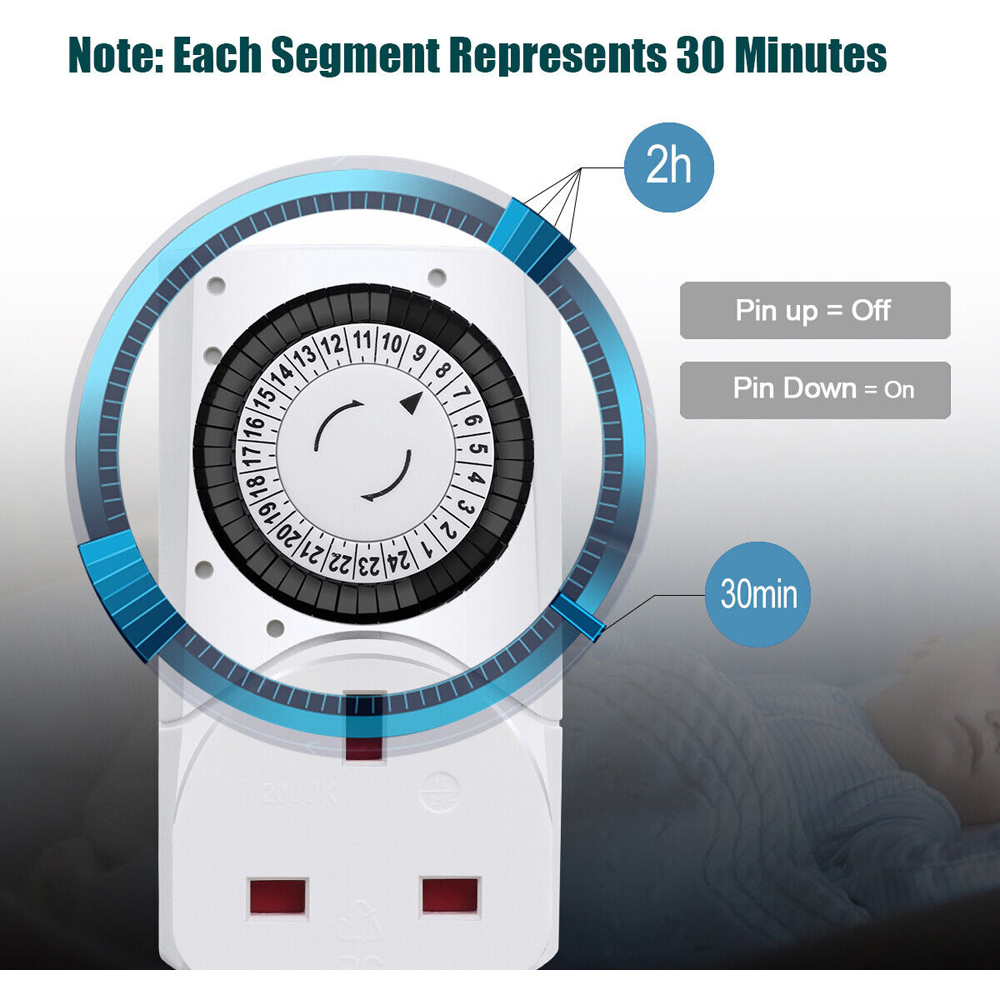 ExtraStar 24 Hour Mechanical Timer Switch Image 3