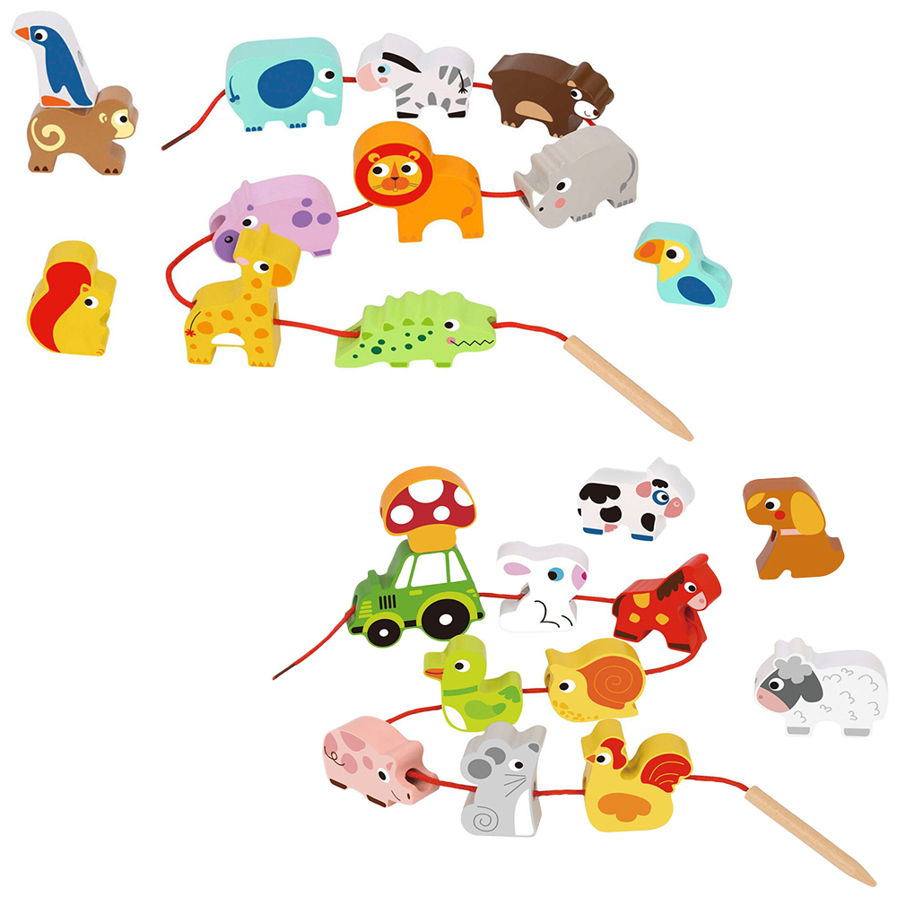Single Lacing Blocks Toy in Assorted styles Image 1