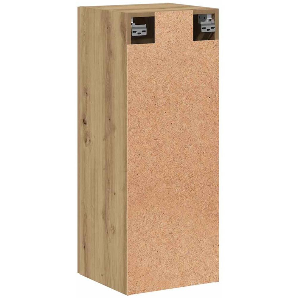 vidaXL Single Door Artisan Oak Wall Mounted Slim Cabinet Image 7