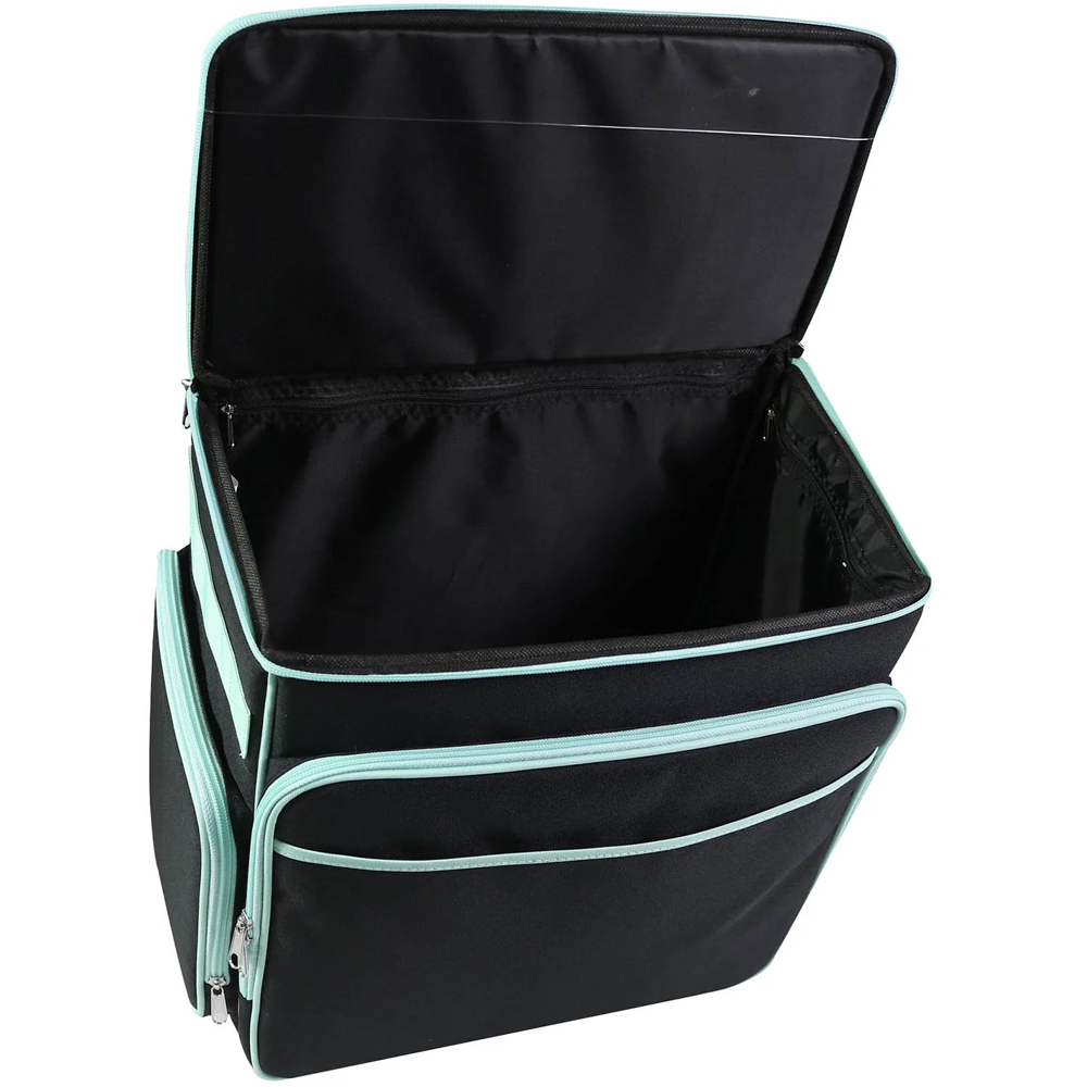 Everything Mary EVM12855-1 Black and Mint Craft Trolley Bag 35.5 x 20.3 x 38.7cm Image 4