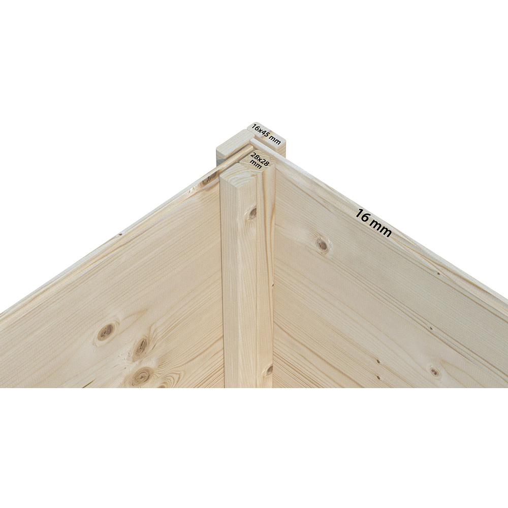 Palmako Toby 6.9 x 9.3ft Kids Wooden Playhouse Image 4