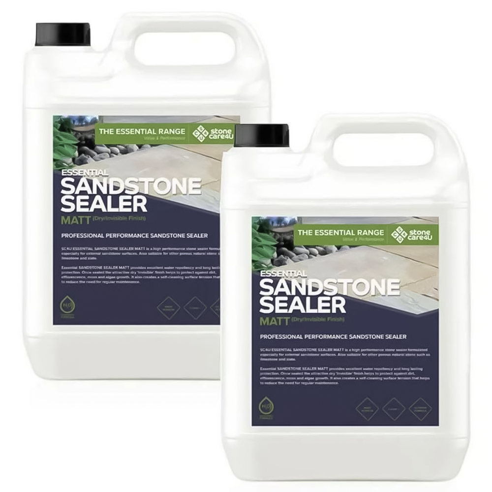 StoneCare4U Essential Matt Finish Sandstone Sealer 5L 2 Pack Image 1