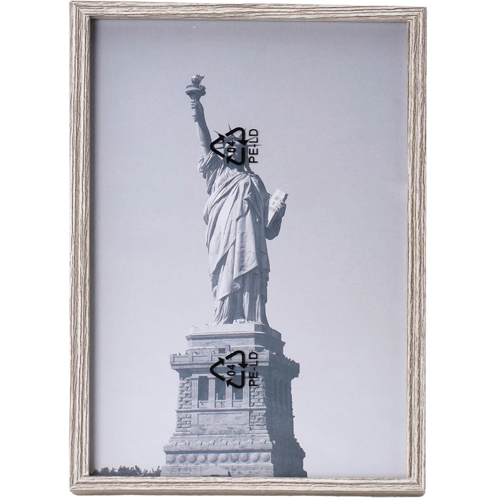 Living and Home Grey Wood Grain Photo Frame 11.7 x 16.5 inch 5 Pack Image 1