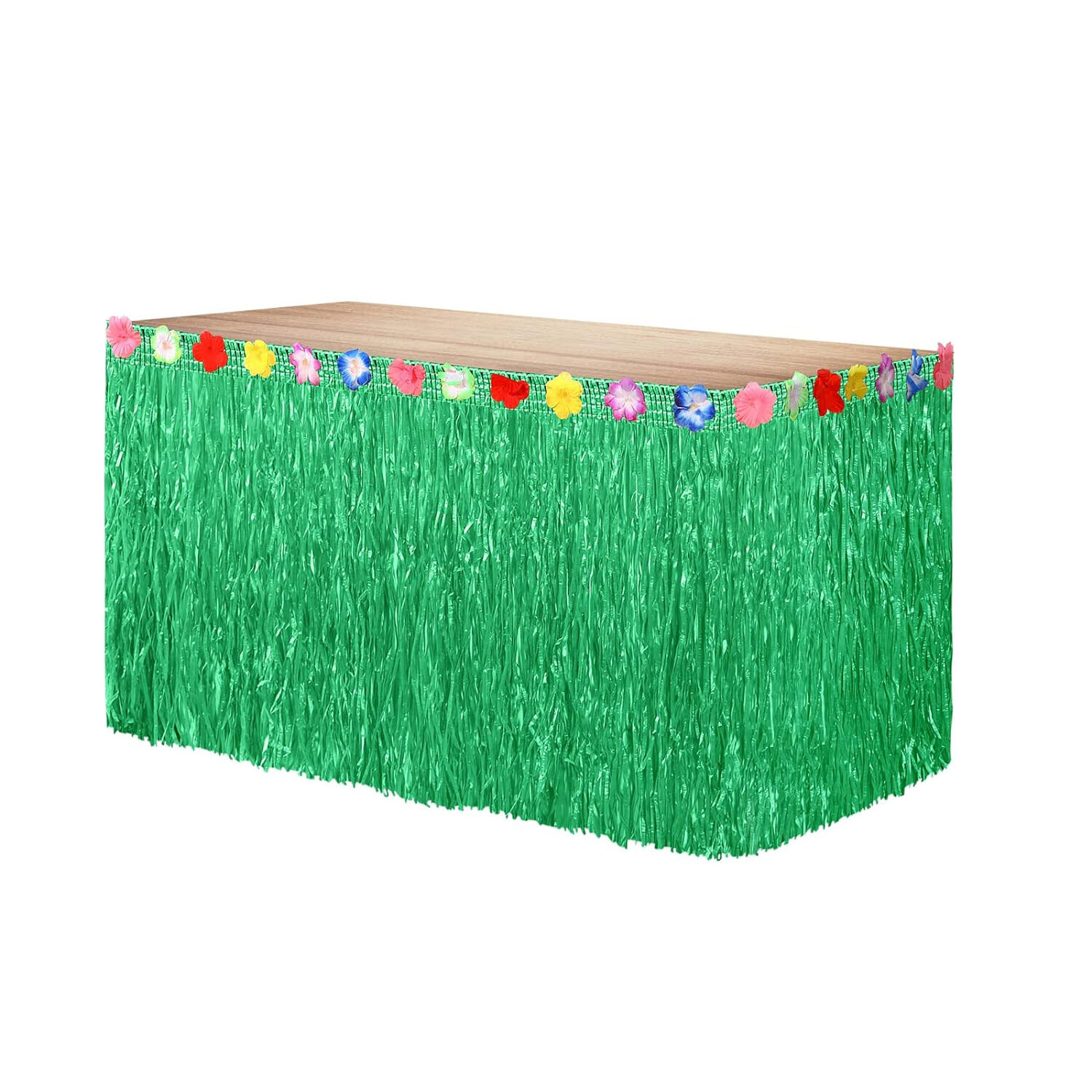 Tropical Table Skirt Image 1