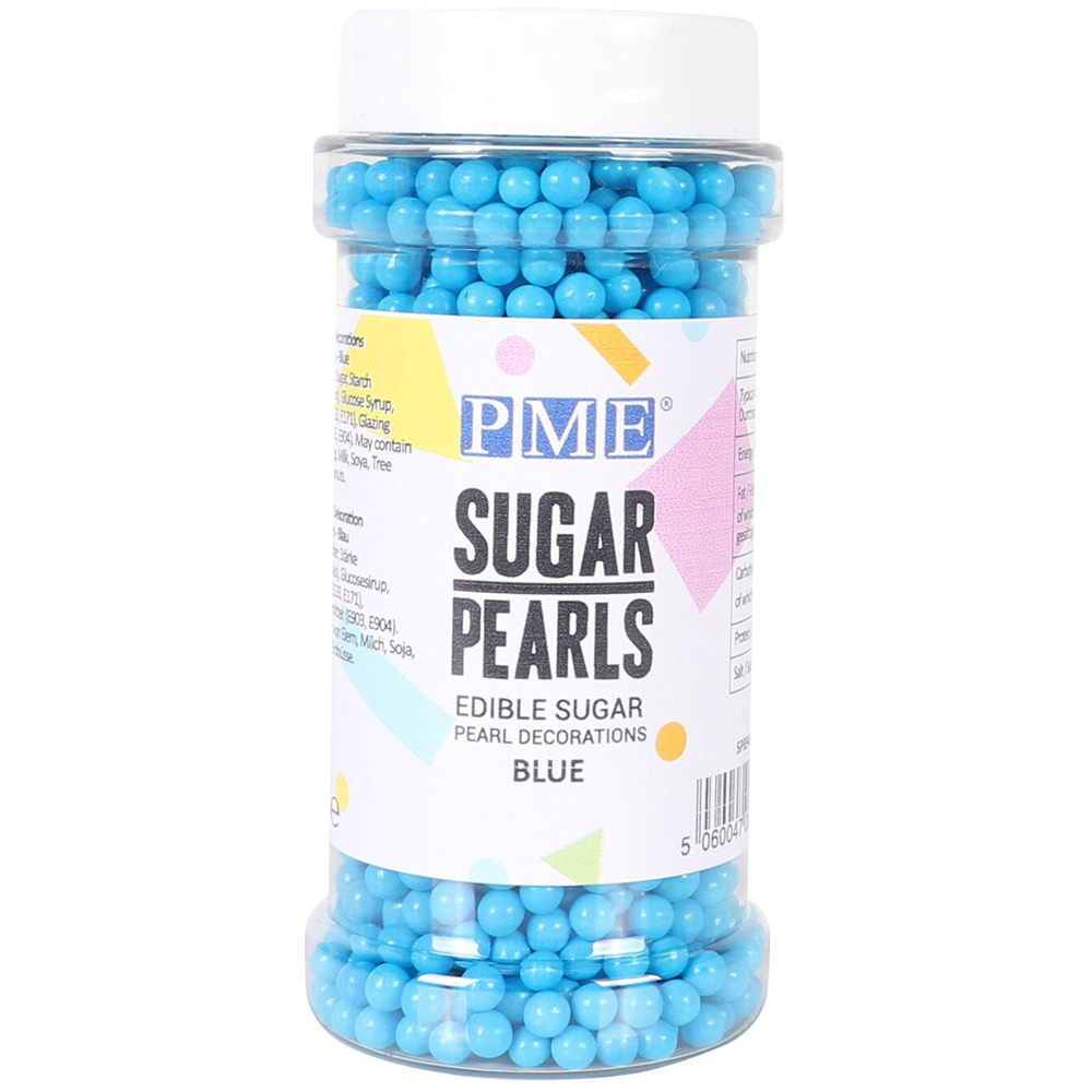 PME Sugar Pearls - Blue Image
