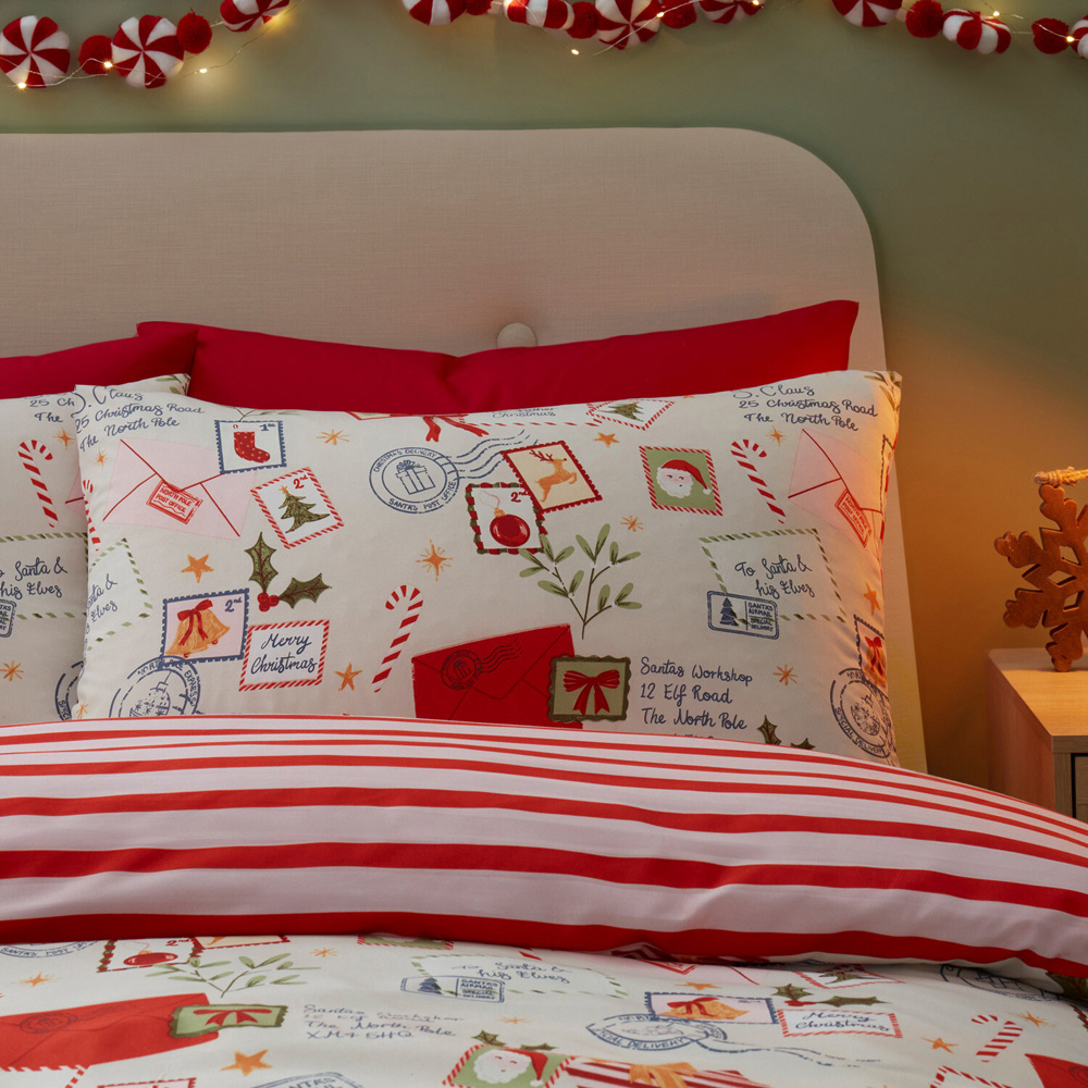 Letters To Santa Duvet Set Single Image 4