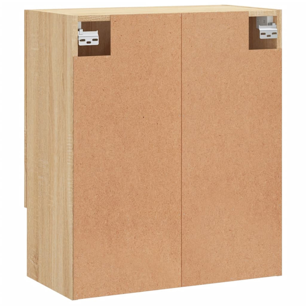 vidaXL 2 Door Single Shelf Sonoma Oak Wall Cabinet Image 8