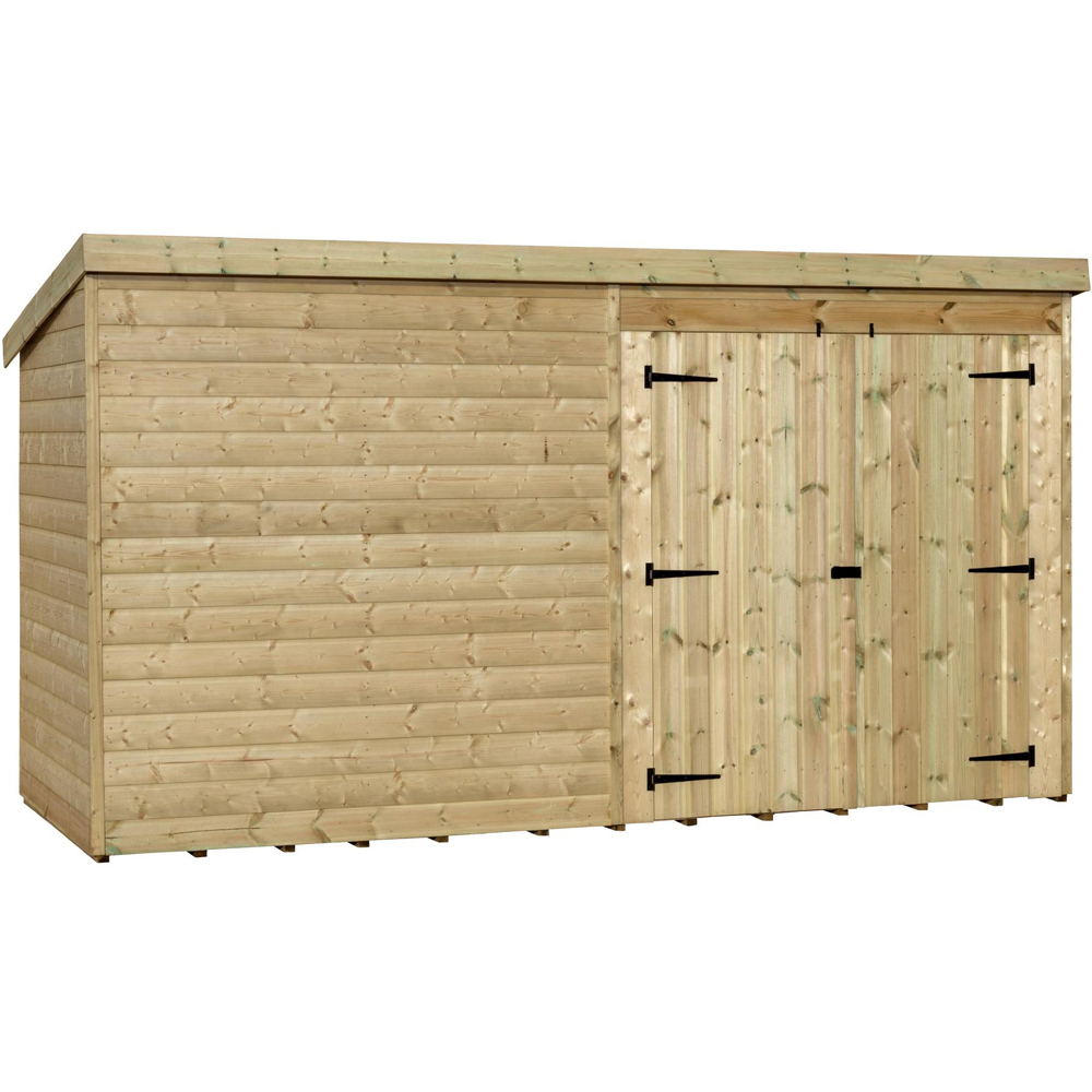 Empire Sheds 4000 9 x 3ft Double Door Tongue and Groove Pent Garden Shed Image 1