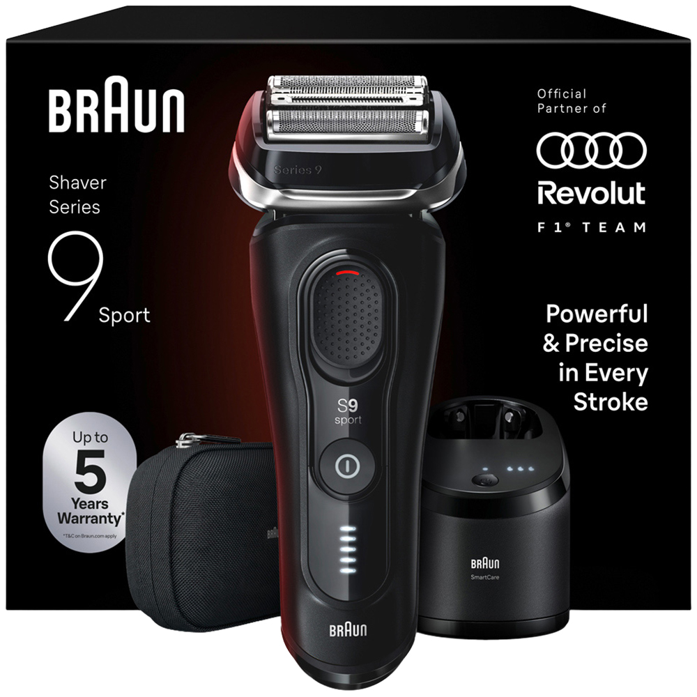 Braun Series 9 Sport 5-in-1 Black Waterproof Electric Shaver with Li-Ion battery and Charger Image 3