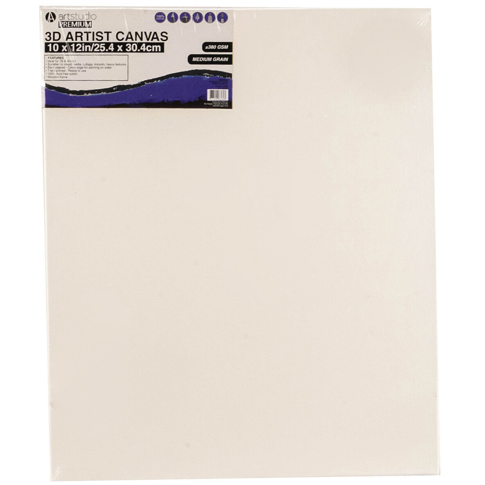 Art Studio 3D Artist Canvas  - 25.4 x 30.4cm Image 1