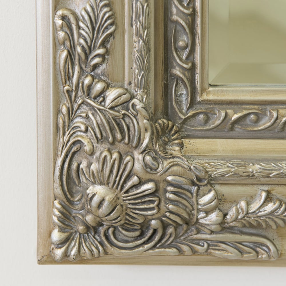 MirrorOutlet Caspian Vintage Silver Antique Wall Mirror 178 x 87cm Image 3