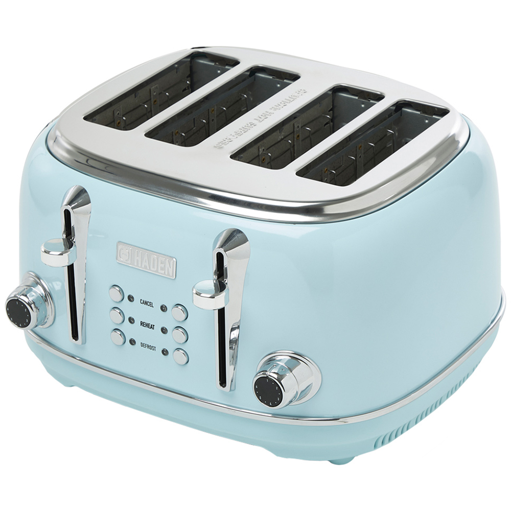 Haden Turquoise Heritage 4 Slice Toaster Image 1