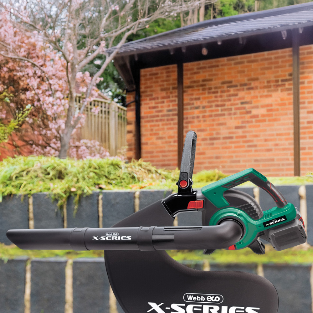 Webb WEV20X2BVB4X 40V 179mph Cordless Brushless Blower and Vacuum with Battery and Charger Image 2