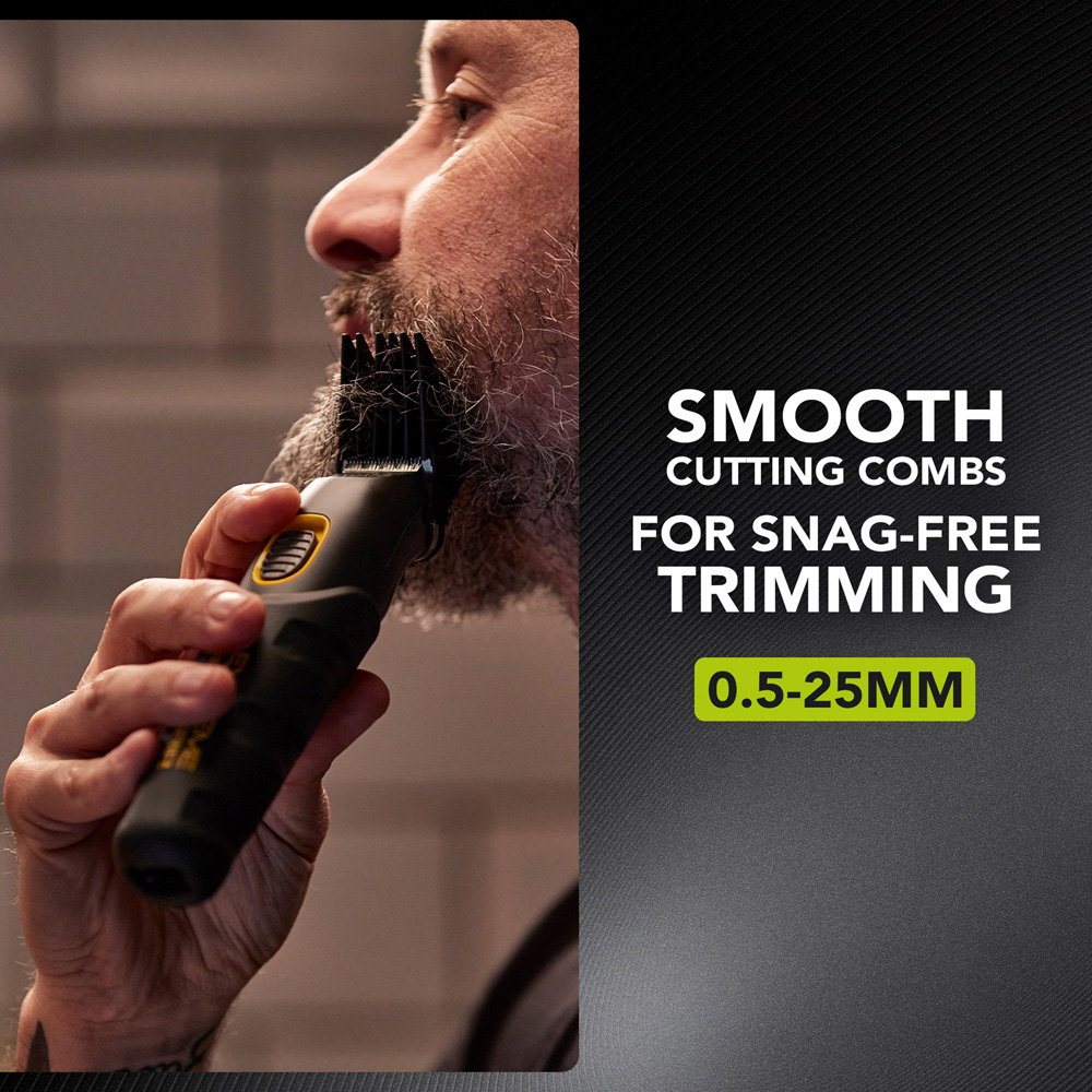 Wahl Extreme Grip 7-in-1 Lithium Ion Cordless Waterproof Multi-Groomer Trimmer Kit Image 9