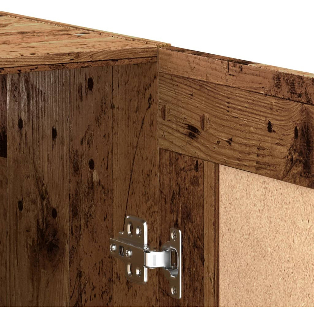 vidaXL 2 Door Old Wood Wall Mounted Sideboard Image 7