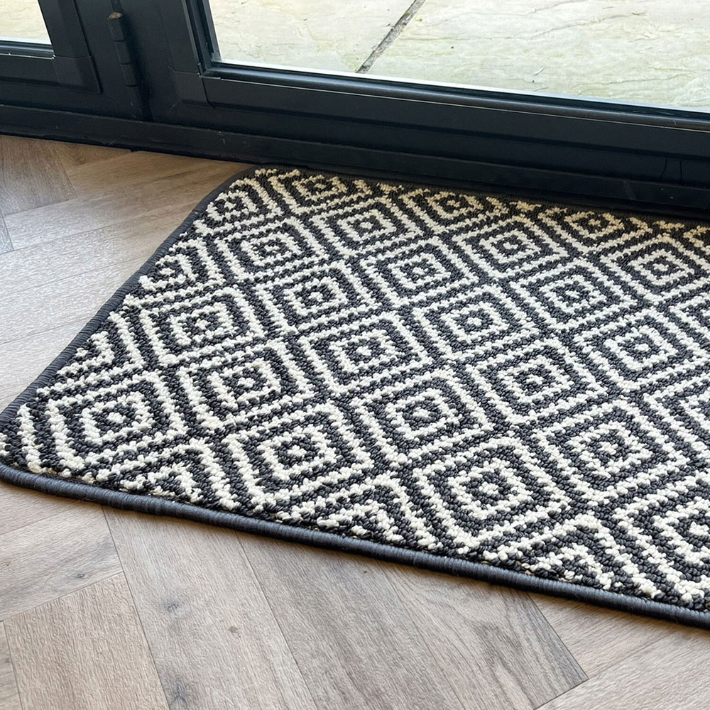 Polly Washable Door Mat Dark Grey Image 4