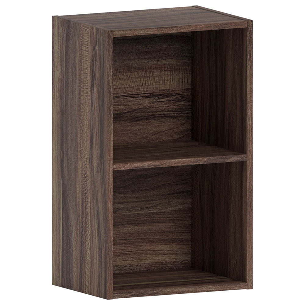 Vida Designs Oxford 2 Cube Walnut Bookcase Image 2