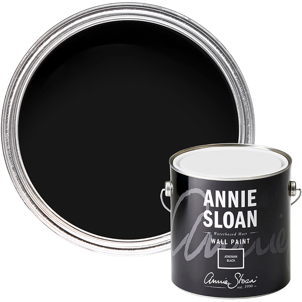 Annie Sloan Athenian Black Matt Wall Paint 2.5L Image 1