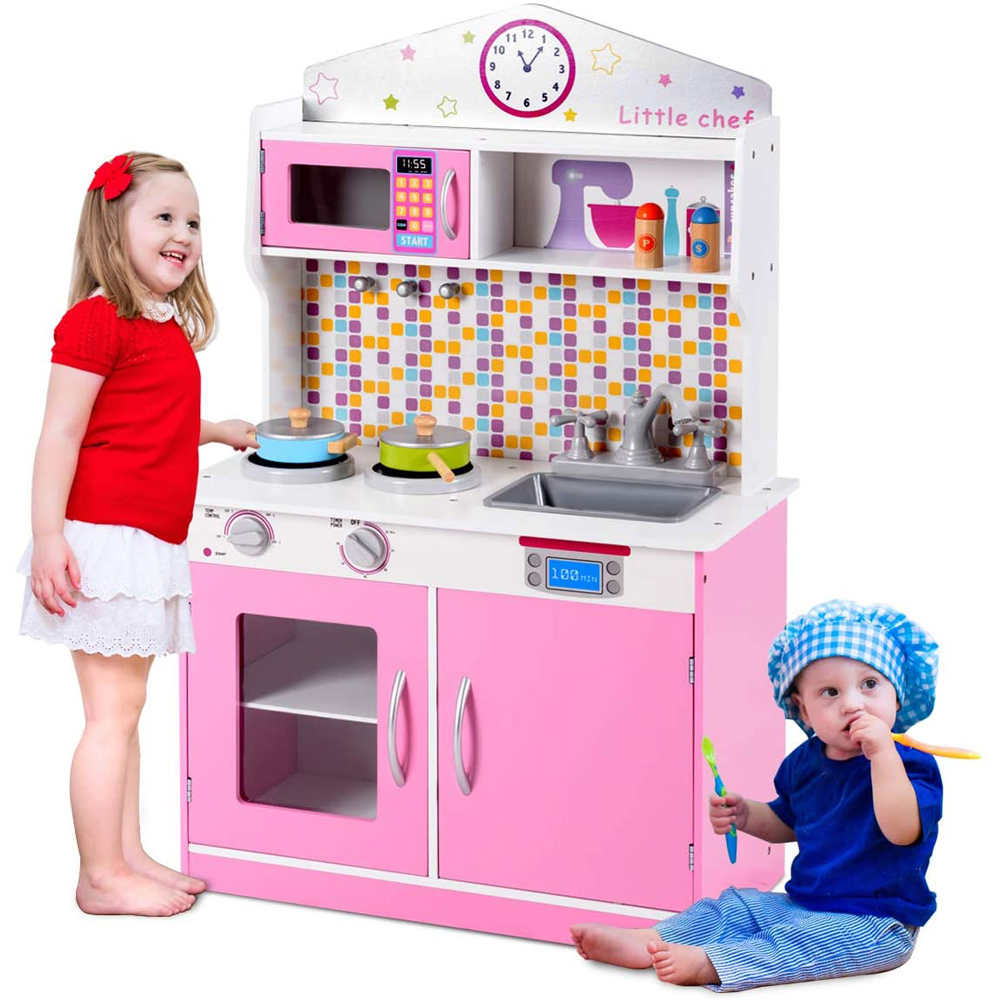 Costway Kids Cooking Pretend Play Toy Set Image 3