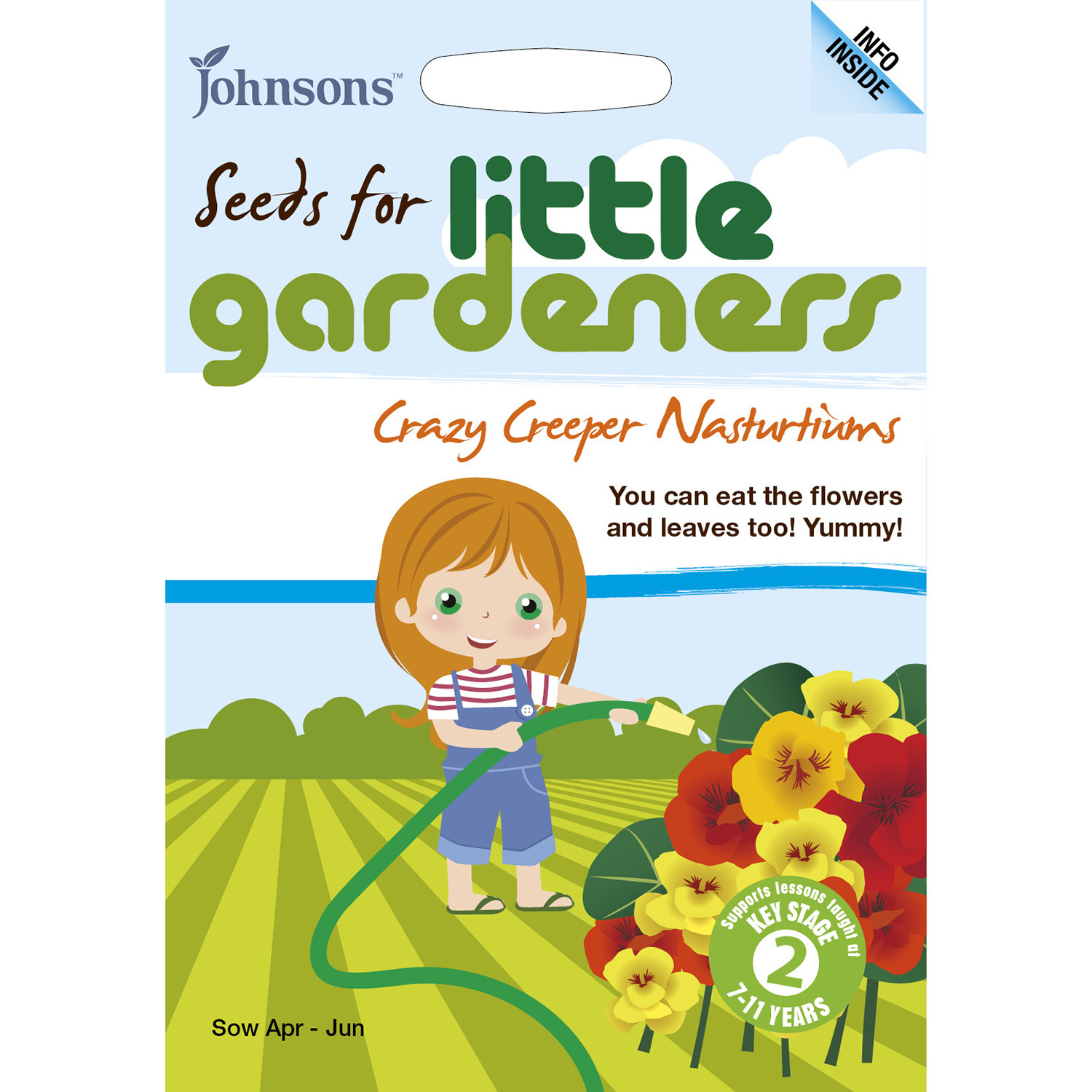Johnsons Little Gardeners Crazy Creeper Nasturtiums Image 1