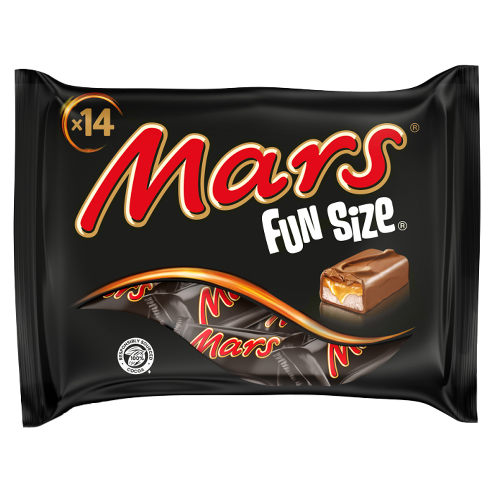 Mars Chocolate Fun Size Bars 18g 14 Pack Image