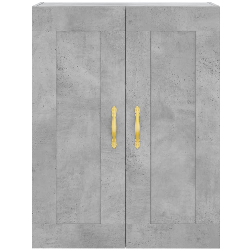 vidaXL 3 Door 3 Drawer Concrete Grey Highboard Image 6