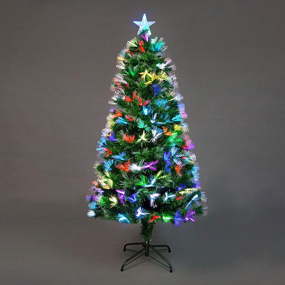 Shatchi Firework  Fibre Optic Artificial Christmas Tree 4ft Image 2