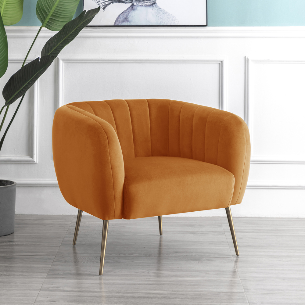 Artemis Home Matilda Orange Accent Chair Image 3