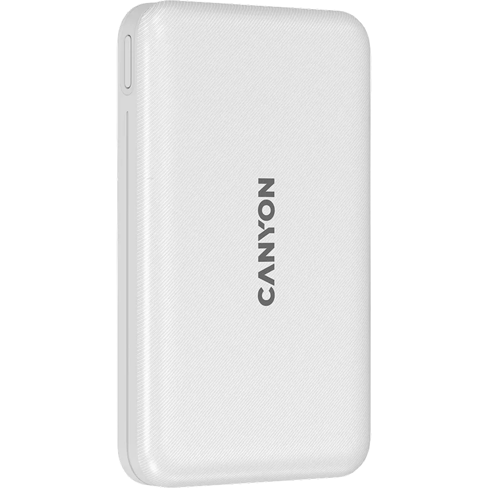 Canyon PB-1001 Wireless Power Bank White 10000mAh Image 3