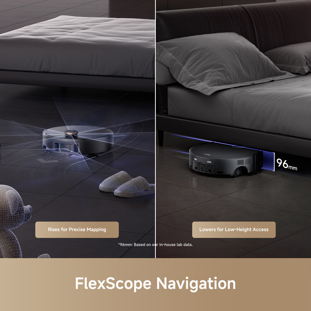 MOVA Z60 Black Ultra Roller Complete Robot Vacuum Cleaner with Mop Image 6