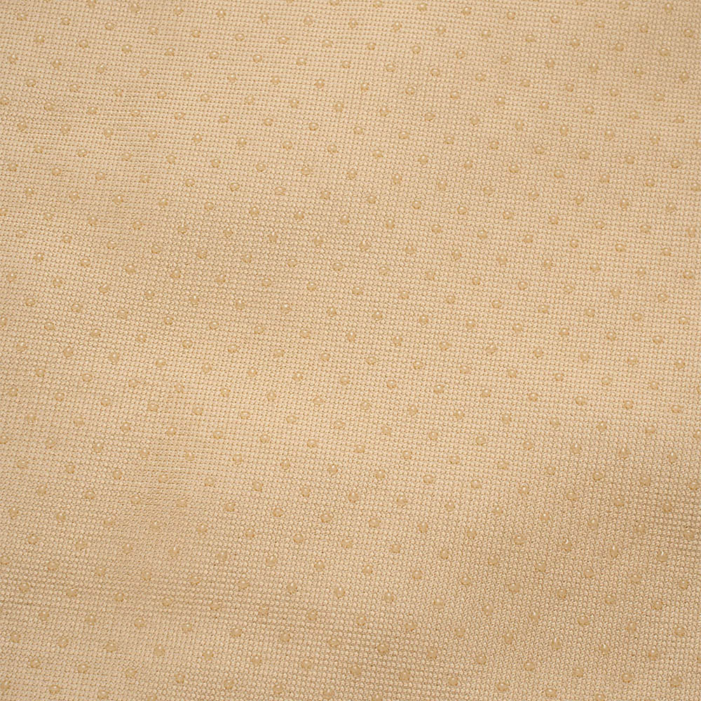 Living and Home Beige Minimalist Wavy Geometric Non-Slip Sofa Mat 90 x 90cm Image 4