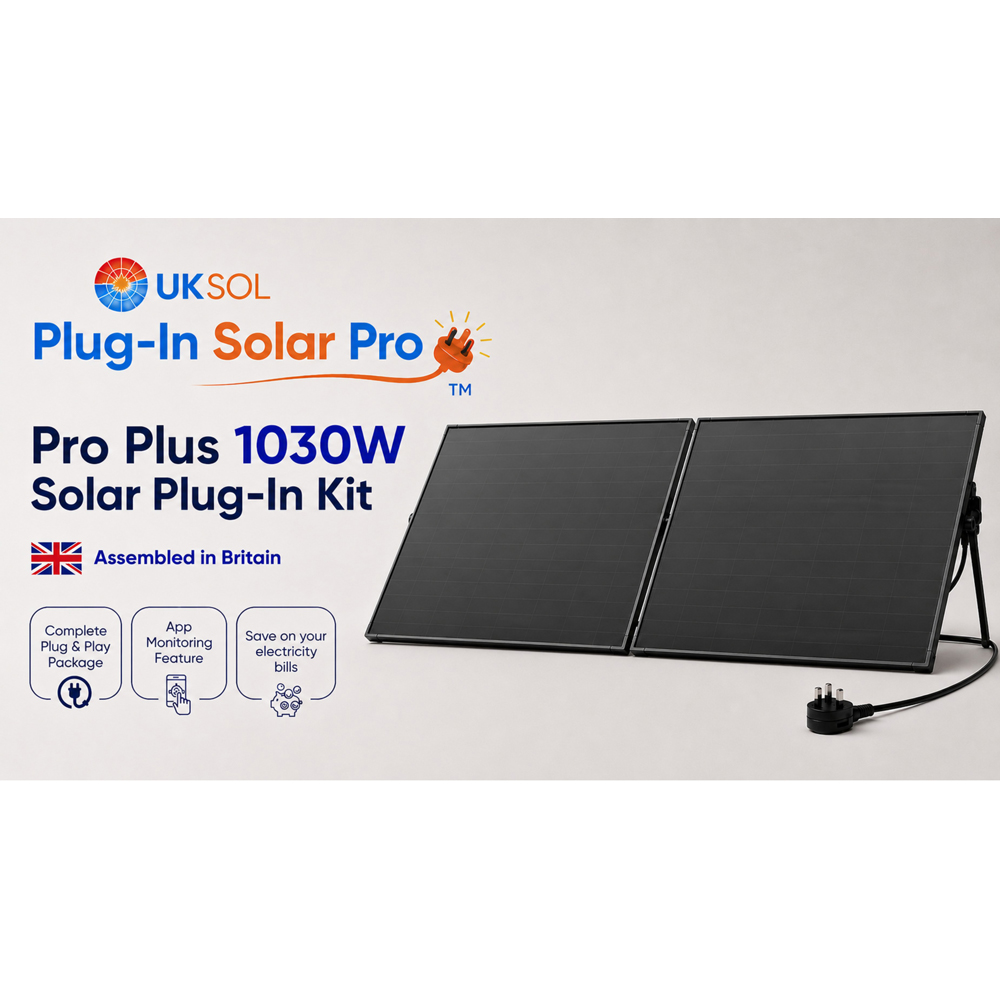 UKSOL Plug-In Solar Pro Plus 2 Panel Hybrid Mount Kit 1030W Image 5