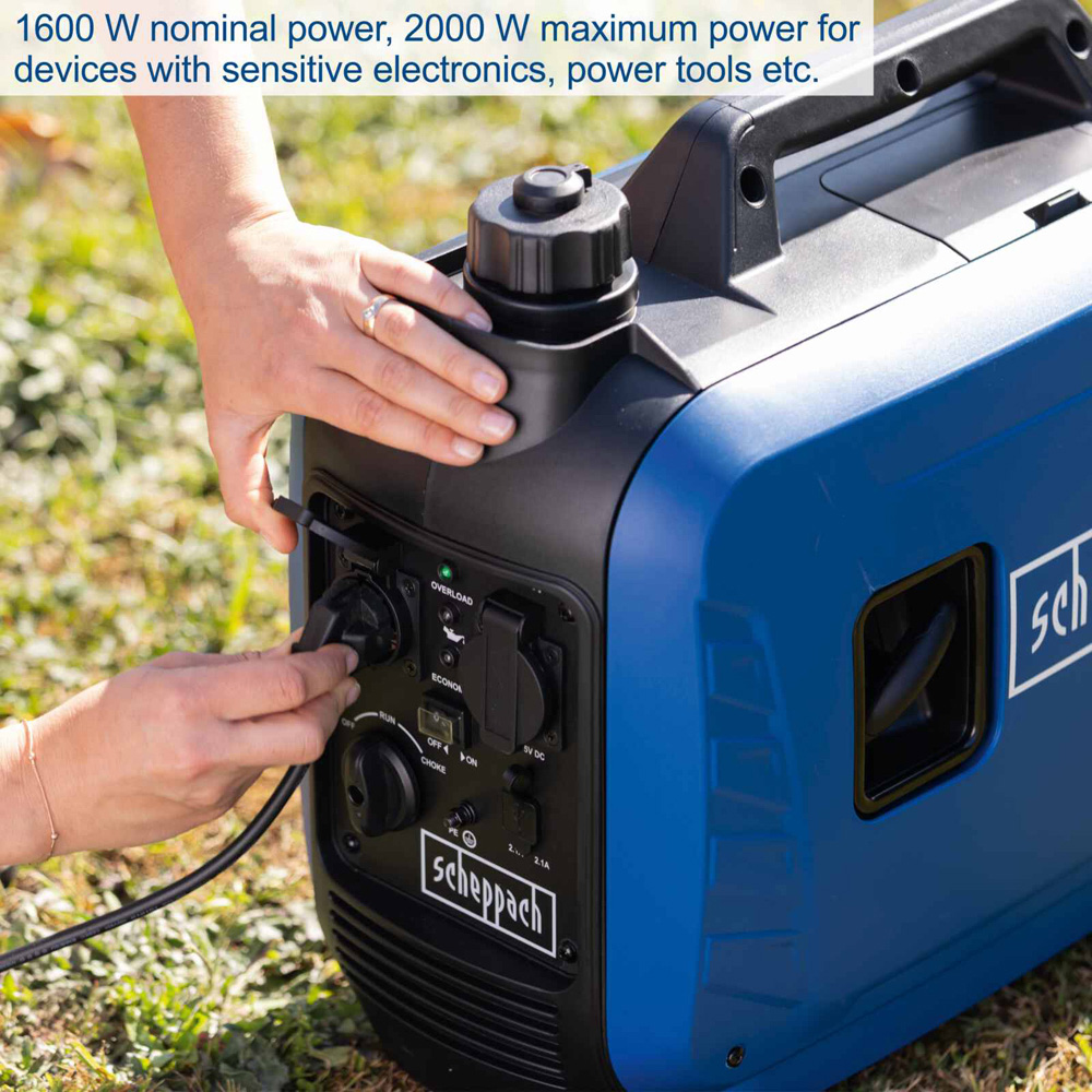 Scheppach SG2500i Petrol Inverter Generator 2000W Image 5
