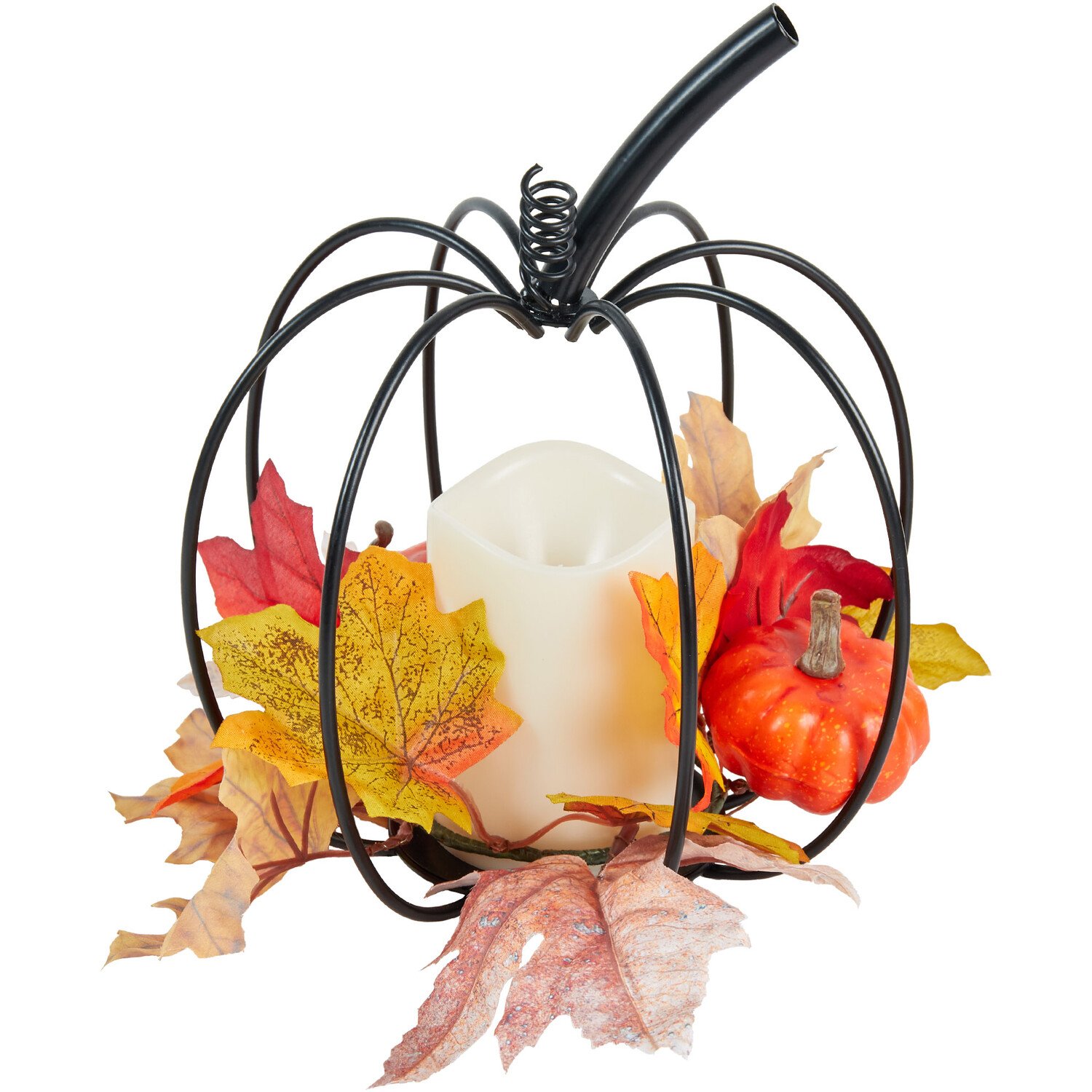 Autumnal LED Pumpkin Lantern Image 1