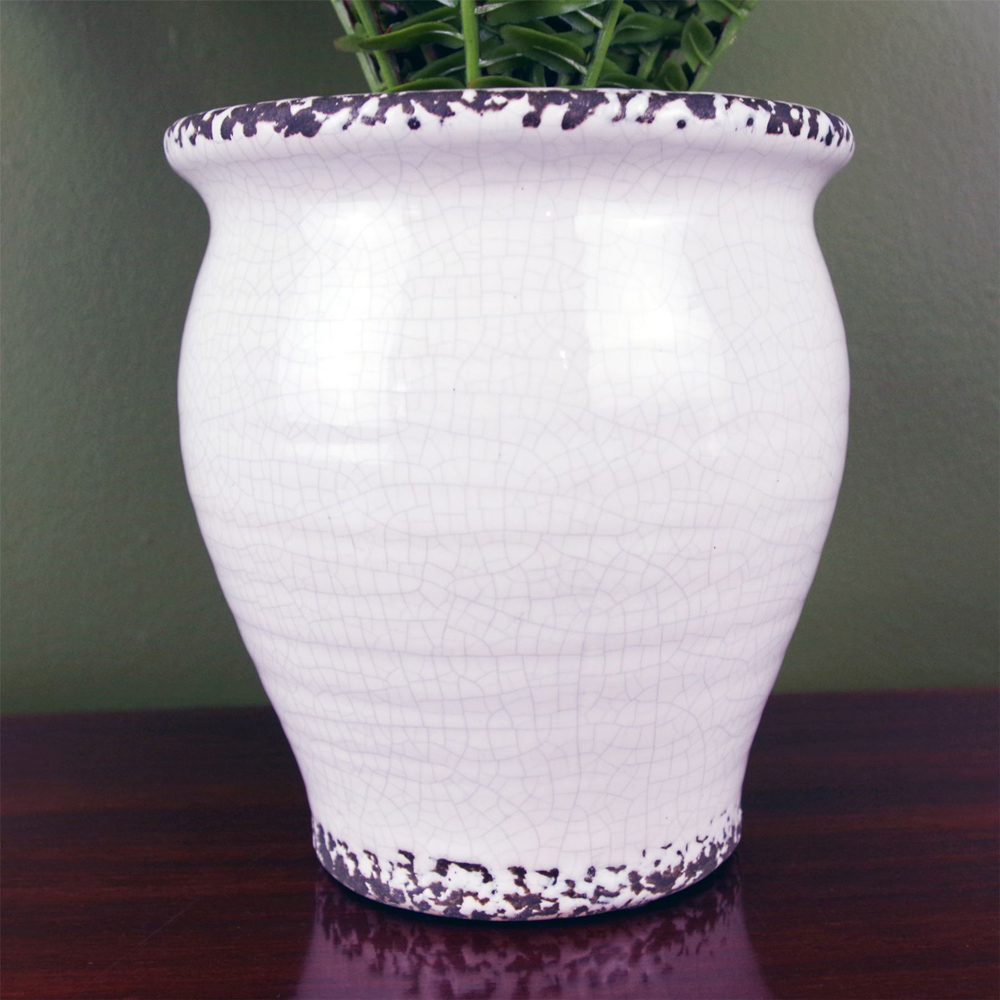 Botanik Fern Bush Artificial Plant in Ceramic Vase 40cm Image 4