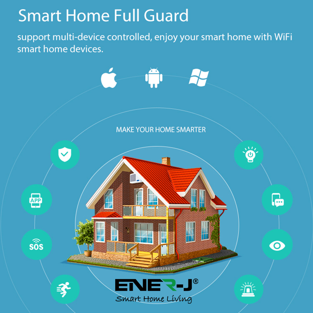 Ener-J Smart WiFi Door Sensor 4 Pack Image 9