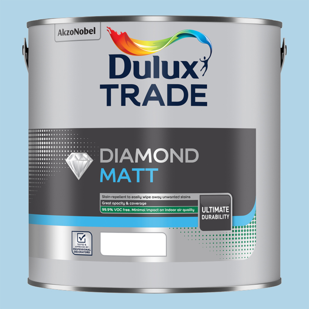 Dulux Trade First Dawn Walls and Ceilings Diamond Matt Paint 2.5L Image 2