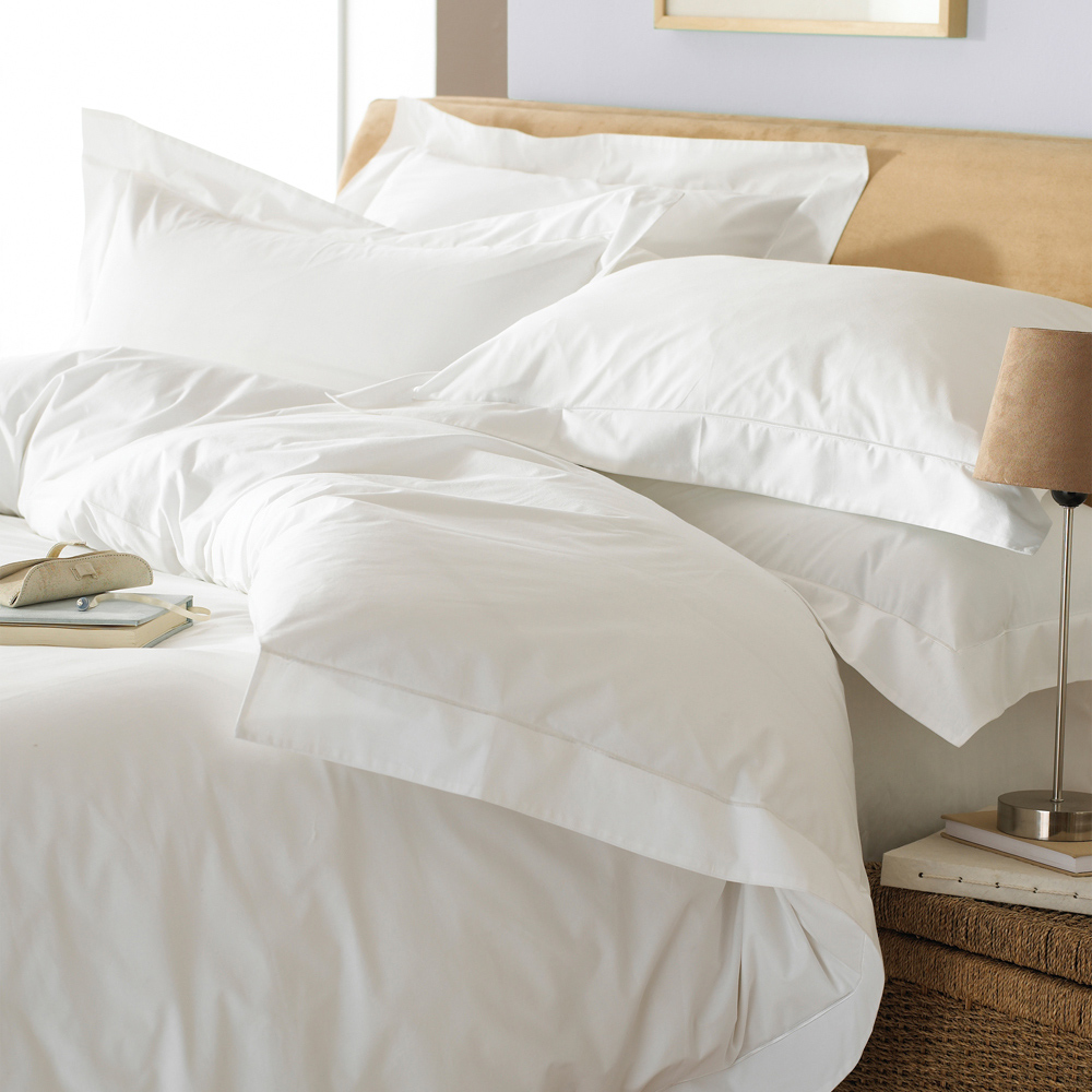 Paoletti Oxford Single White Duvet Set Image