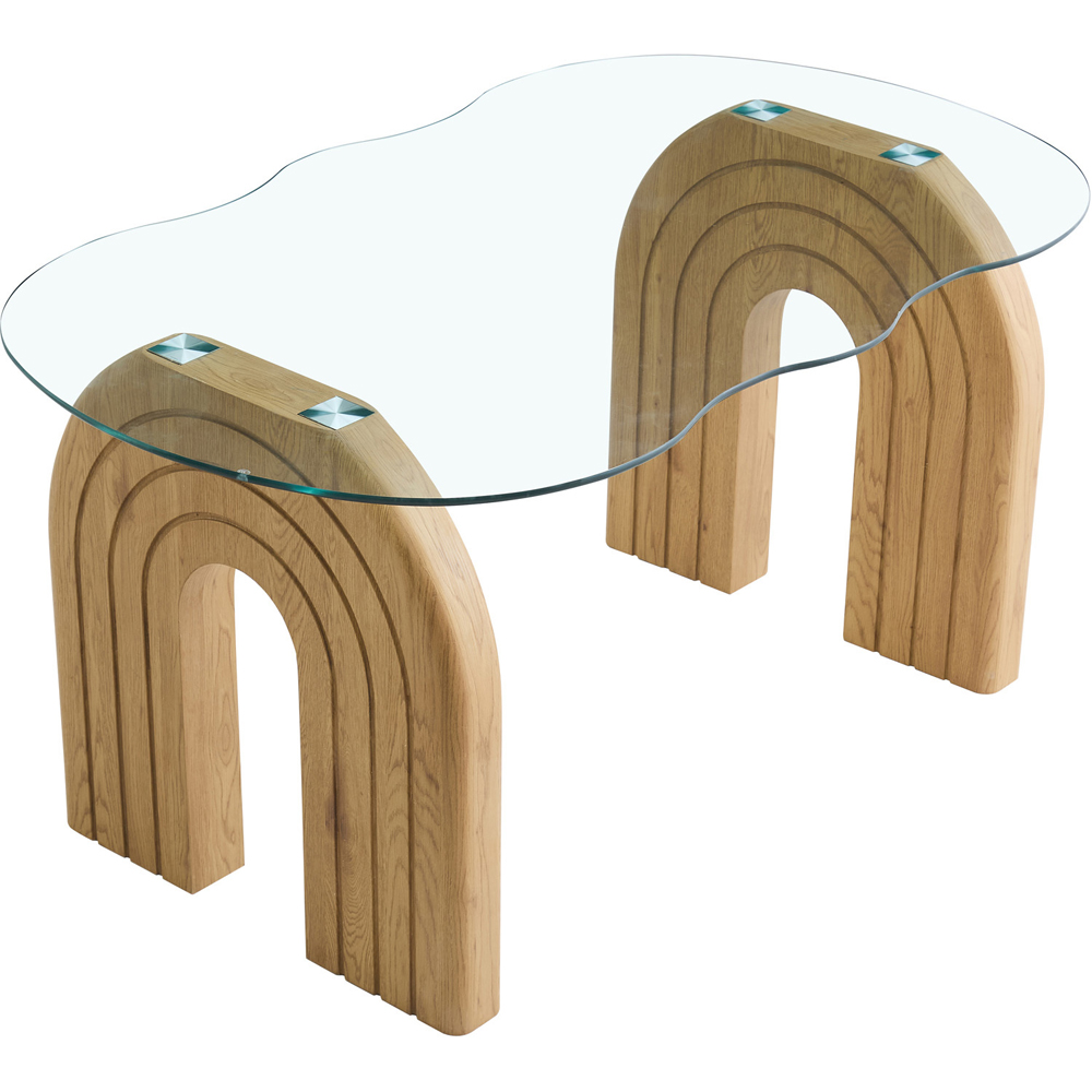 Salcombe Glass Dining Table Image 4