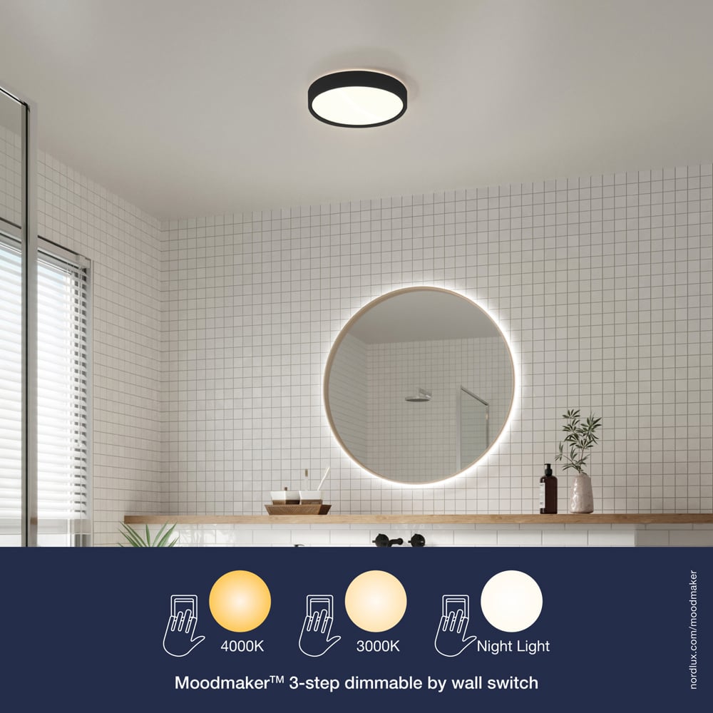 Nordlux Noxy Black Ceiling Light Image 7