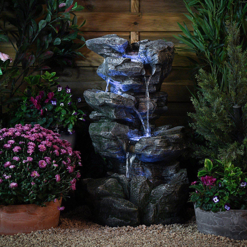 Garden Gear Cascading Rock Water Fall Water Feature Image 4