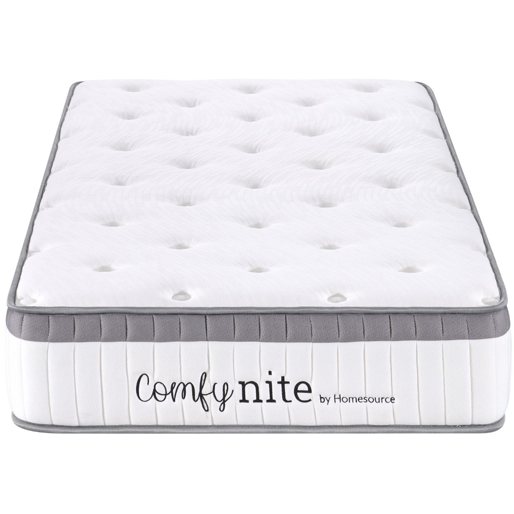 Home Source Vega Single Quilted Medium Firm Pocket Sprung Mattress Image 2