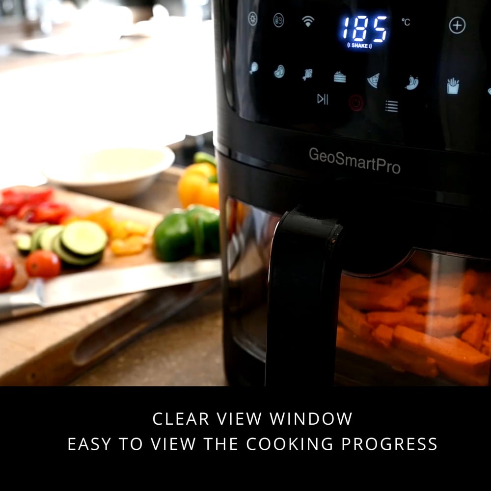 GeoSmartPro Smart App and Voice Controlled Air Fryer Image 2