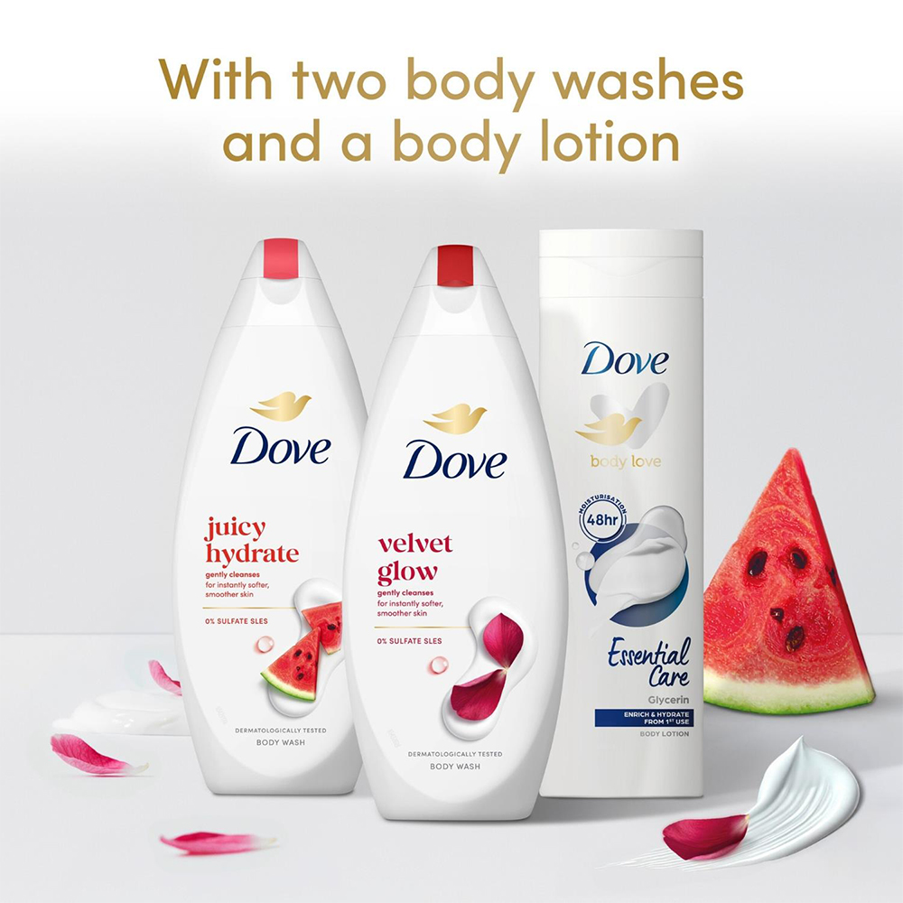 Dove Uplift Beauty Bag Gift Set 3 Piece 3 Pack Image 3